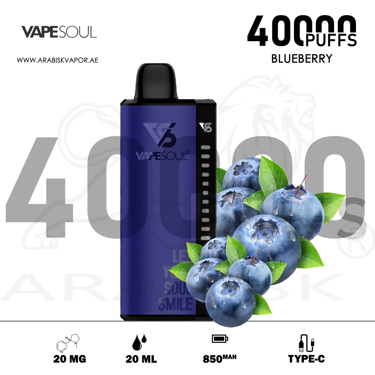 vapes kaufen tankstelle Vapesoul 40000 Puffs Disposable Vape In Dubai main image 1