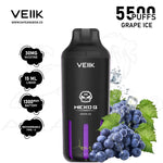 Load image into Gallery viewer, VEIIK MICKO Q 5500 PUFFS 30MG - GRAPE ICE 
