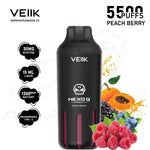 Load image into Gallery viewer, VEIIK MICKO Q 5500 PUFFS 30MG - PEACH BERRY 
