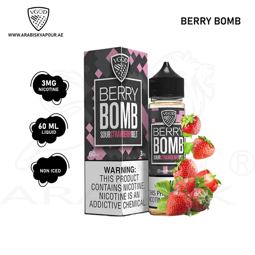 VGOD BOMB SALT SERIES - BERRY 3MG 60ML 