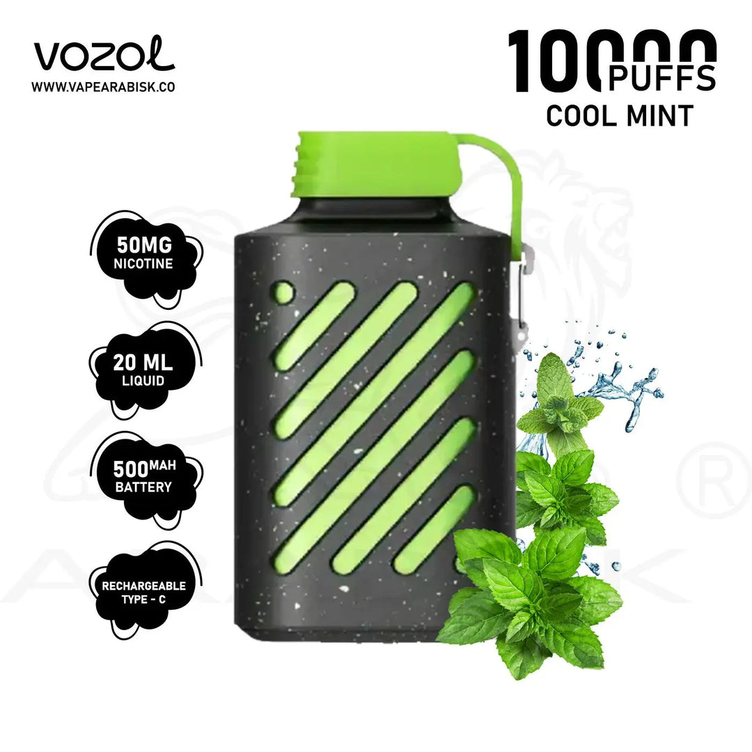 VOZOL GEAR 10000 PUFFS 50MG - COOL MINT 