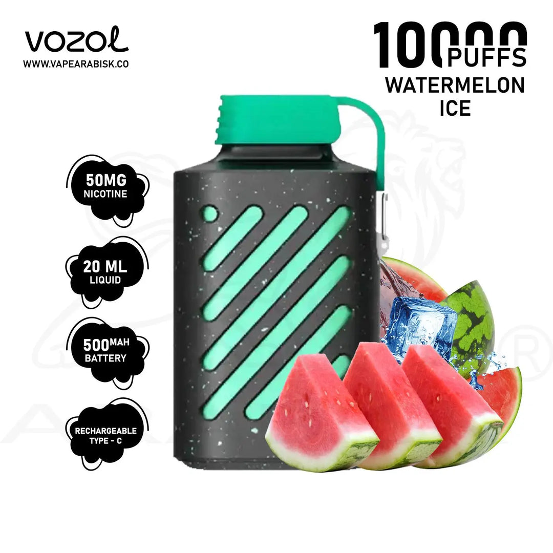 VOZOL GEAR 10000 PUFFS 50MG - WATERMELON ICE 