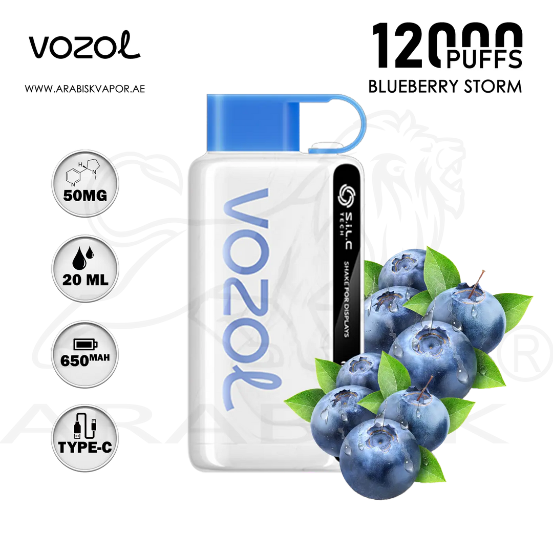 Blueberry Storm Vape VOZOL STAR 12000 PUFFS Blueberry Storm Vape VOZOL STAR 12000 PUFFS