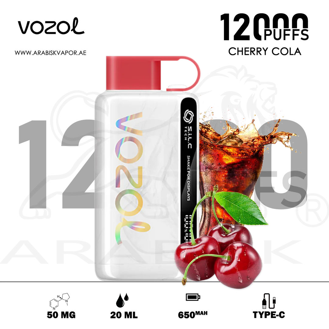 VOZOL STAR 12000 PUFFS - CHERRY COLA | DISPOSABLE DEVICE Arabisk Vape VOZOL STAR 12000 PUFFS - CHERRY COLA | DISPOSABLE DEVICE Arabisk Vape