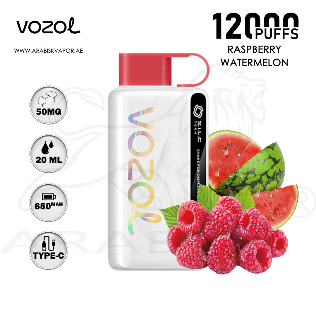 VOZOL STAR 12000 PUFFS - RASPBERRY WATERMELON Arabisk Vape VOZOL STAR 12000 PUFFS - RASPBERRY WATERMELON Arabisk Vape