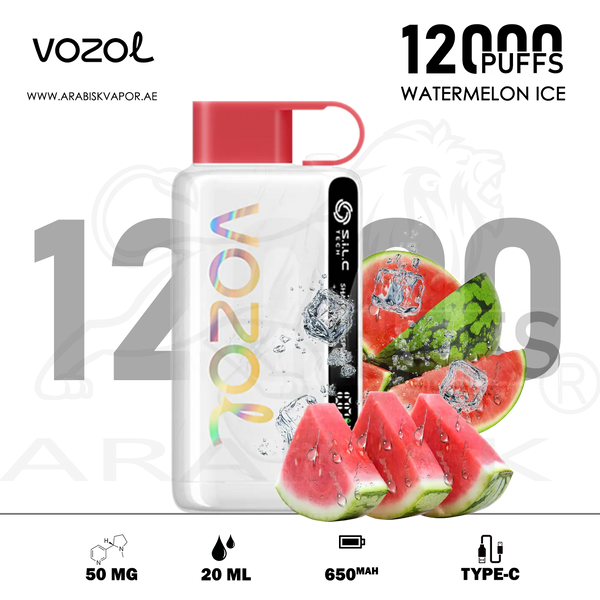 VOZOL STAR 12000 PUFFS - WATERMELON ICE Arabisk Vape VOZOL STAR 12000 PUFFS - WATERMELON ICE Arabisk Vape