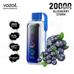 Load image into Gallery viewer, VOZOL STAR 20000 PUFFS 50MG - BLUEBERRY STORM 
