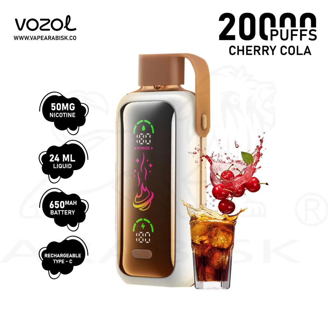 VOZOL STAR 20000 PUFFS 50MG - CHERRY COLA 