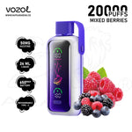 Load image into Gallery viewer, VOZOL STAR 20000 PUFFS 50MG - MIXED BERRIES 
