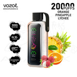 Load image into Gallery viewer, VOZOL STAR 20000 PUFFS 50MG - ORANGE PINEAPPLE LYCHEE 
