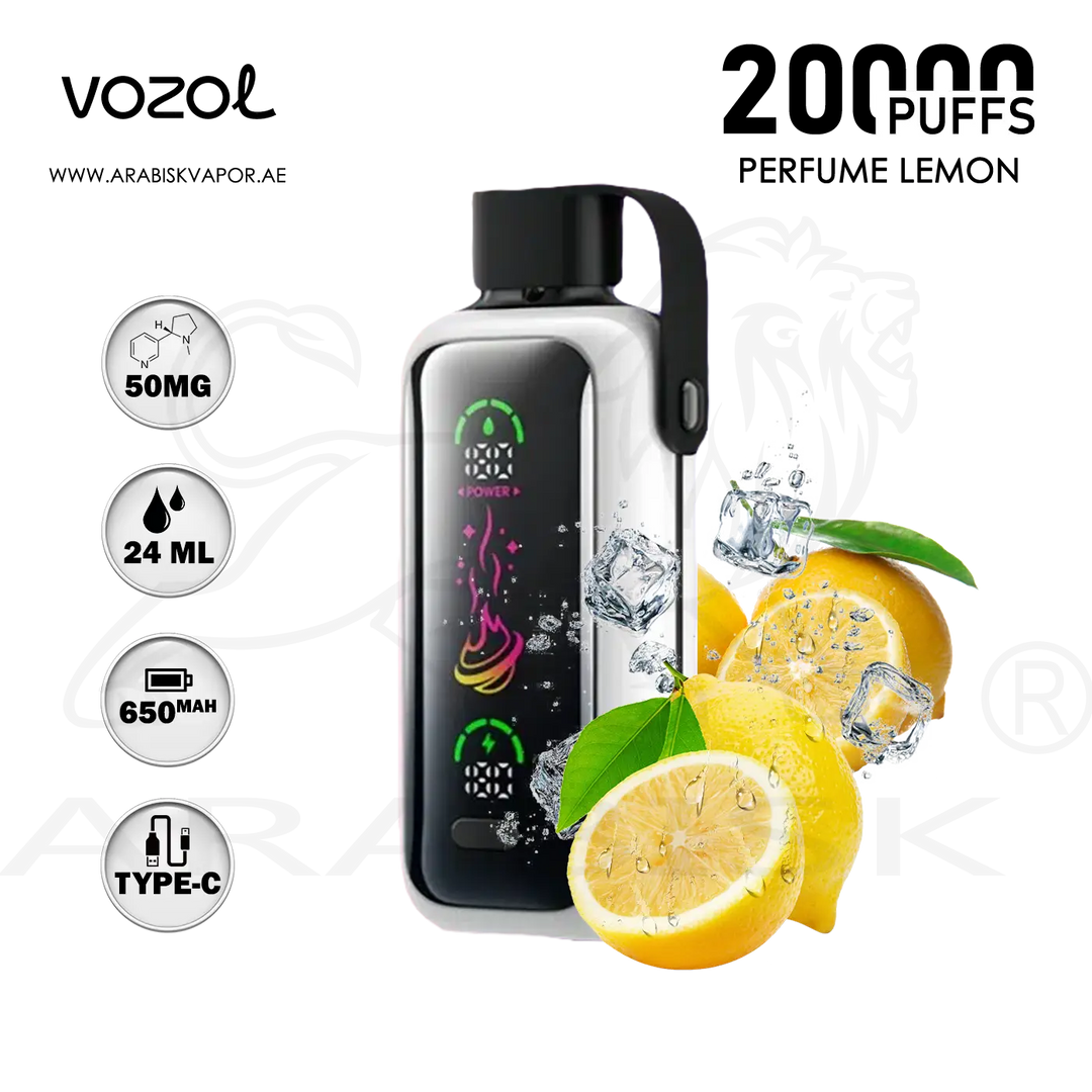 VOZOL STAR 20000 PUFFS 50MG - PERFUME LEMON | DISPOSABLE DEVICES Arabisk Vape VOZOL STAR 20000 PUFFS 50MG - PERFUME LEMON | DISPOSABLE DEVICES Arabisk Vape