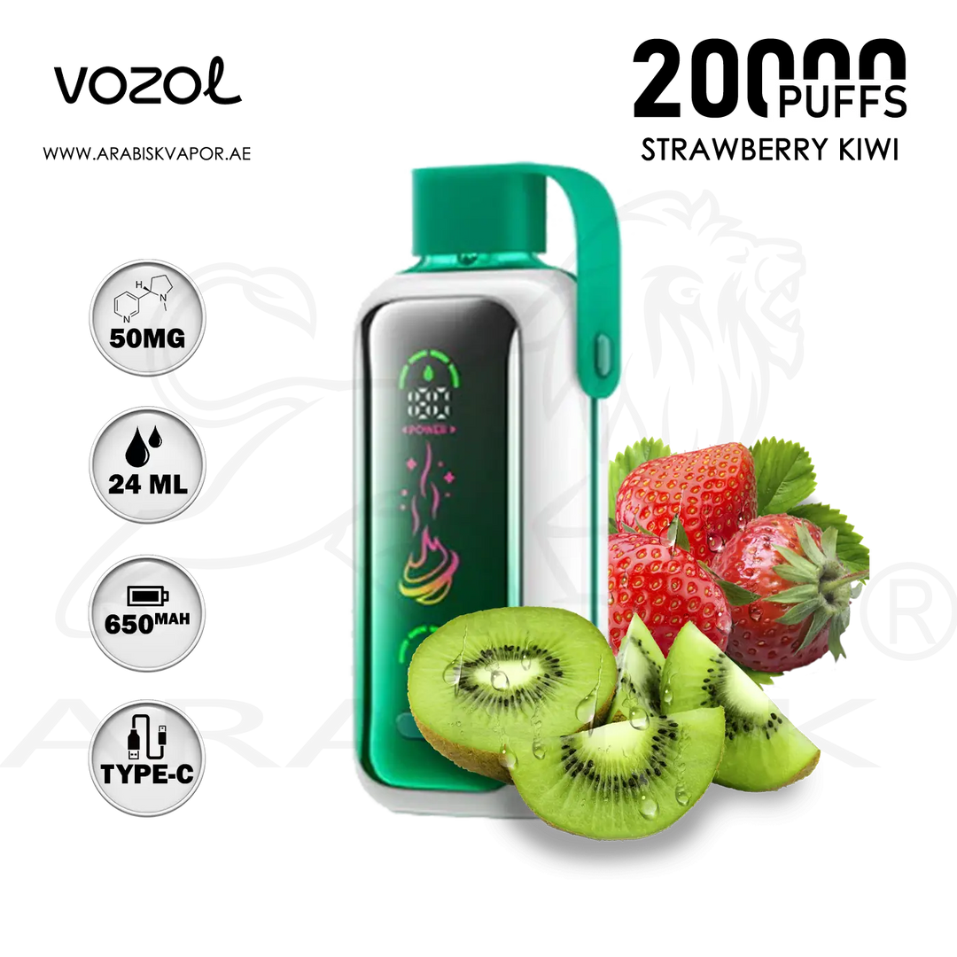 Vozol Strawberry Kiwi 20000 VOZOL Gear Power 20000 Disposable Vape| 5% Nic in 10 Flavors Vozol Strawberry Kiwi 20000 VOZOL Gear Power 20000 Disposable Vape| 5% Nic in 10 Flavors