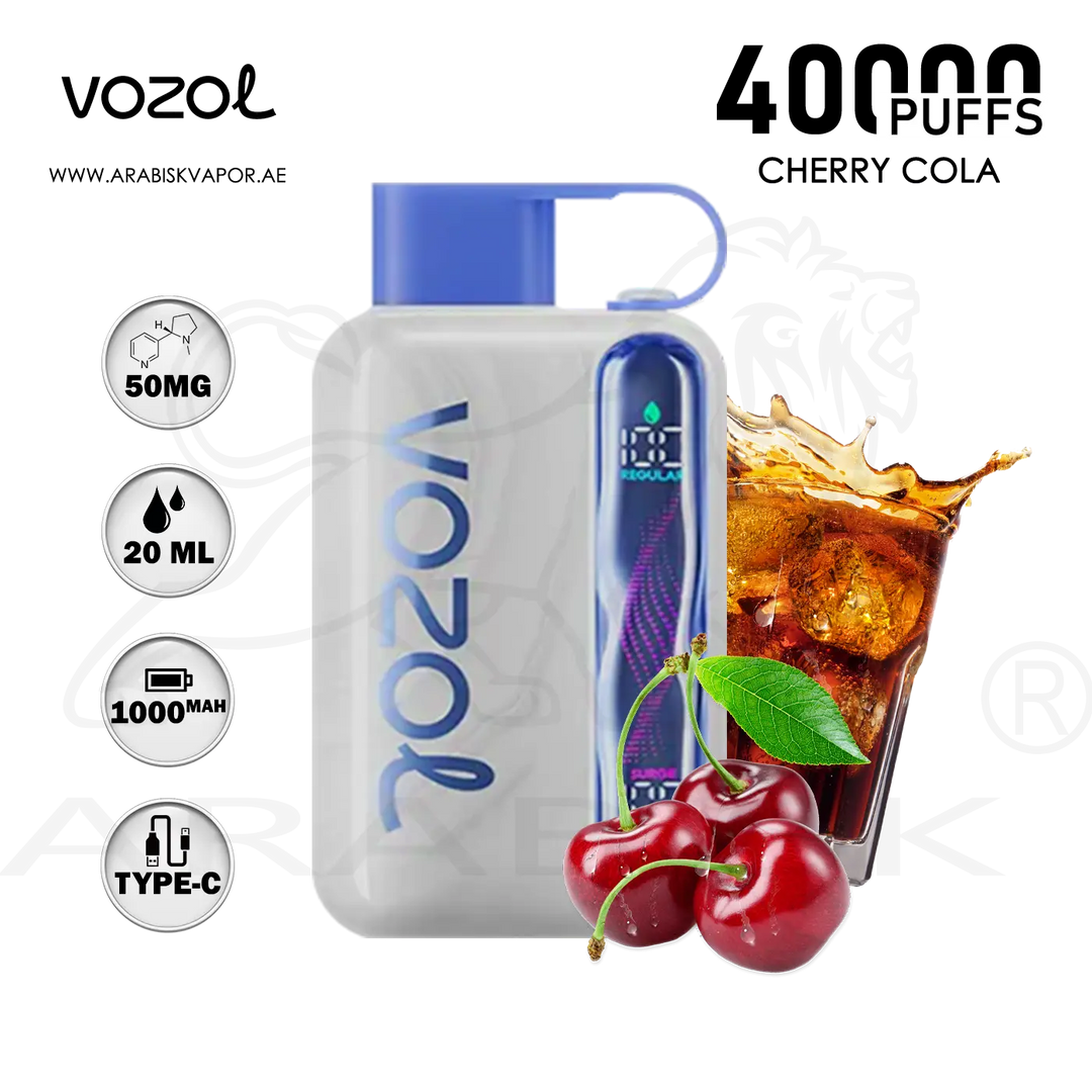 VOZOL STAR 40000 PUFFS 50MG - CHERRY COLA | DISPOSABLE DEVICES Arabisk Vape VOZOL STAR 40000 PUFFS 50MG - CHERRY COLA | DISPOSABLE DEVICES Arabisk Vape