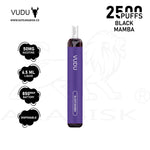 Load image into Gallery viewer, VUDU 2500 PUFFS 50MG - BLACK MAMBA VUDU
