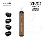 Load image into Gallery viewer, VUDU 2500 PUFFS 50MG - VANILLA CARAMEL TOBACCO VUDU
