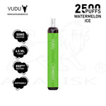 Load image into Gallery viewer, VUDU 2500 PUFFS 50MG - WATERMELON ICE VUDU
