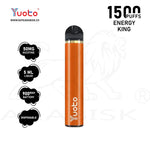 Load image into Gallery viewer, YUOTO 1500 PUFFS 50MG - ENERGY KING Yuoto
