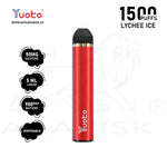 Load image into Gallery viewer, YUOTO 1500 PUFFS 50MG - LYCHEE ICE Yuoto
