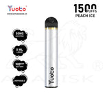 Load image into Gallery viewer, YUOTO 1500 PUFFS 50MG - PEACH ICE Yuoto
