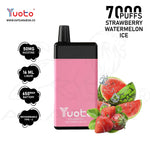 Load image into Gallery viewer, YUOTO BEYONDER 7000 PUFFS 50MG - STRAWBERRY WATERMELON ICE 
