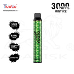 Load image into Gallery viewer, YUOTO LUSCIOUS 3000 PUFFS 50MG - MINT ICE 
