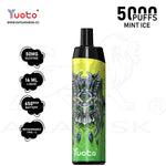 Load image into Gallery viewer, YUOTO THANOS 5000 PUFFS 50MG - MINT ICE YUOTO
