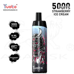 Load image into Gallery viewer, YUOTO THANOS 5000 PUFFS 50MG - STRAWBERRY ICE CREAM YUOTO
