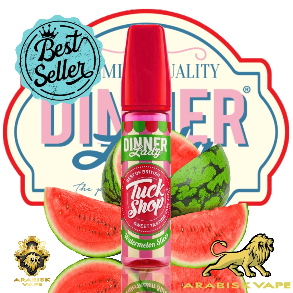 Dinner Lady Fruit Series - Watermelon Slices 60ml 3mg Dinner Lady