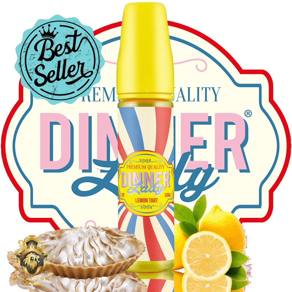 Dinner Lady Tart Series - Lemon 60ml 0mg Dinner Lady