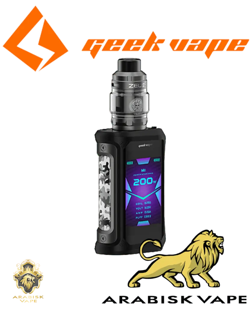 Geek Vape - AEGIS X Gunmetal and Camouflage Kit 200W Geek Vape