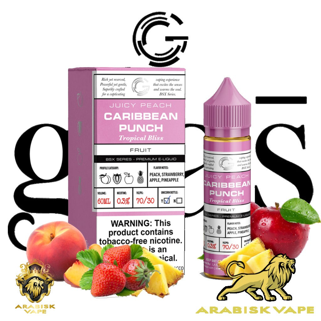 GlasVapor BSX Series - Caribbean Punch 3mg 60ml Glas