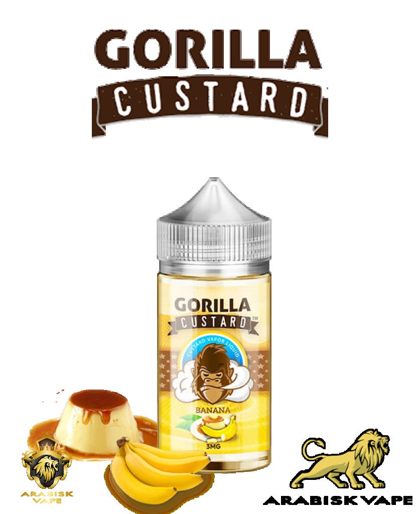 Gorilla - Banana Custard 3mg 100ml E&B