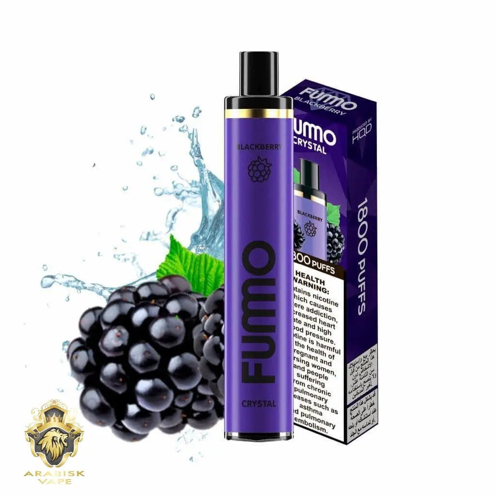 HQD FUMO Crystal - Blackberry 1800 Puffs 20mg HQD