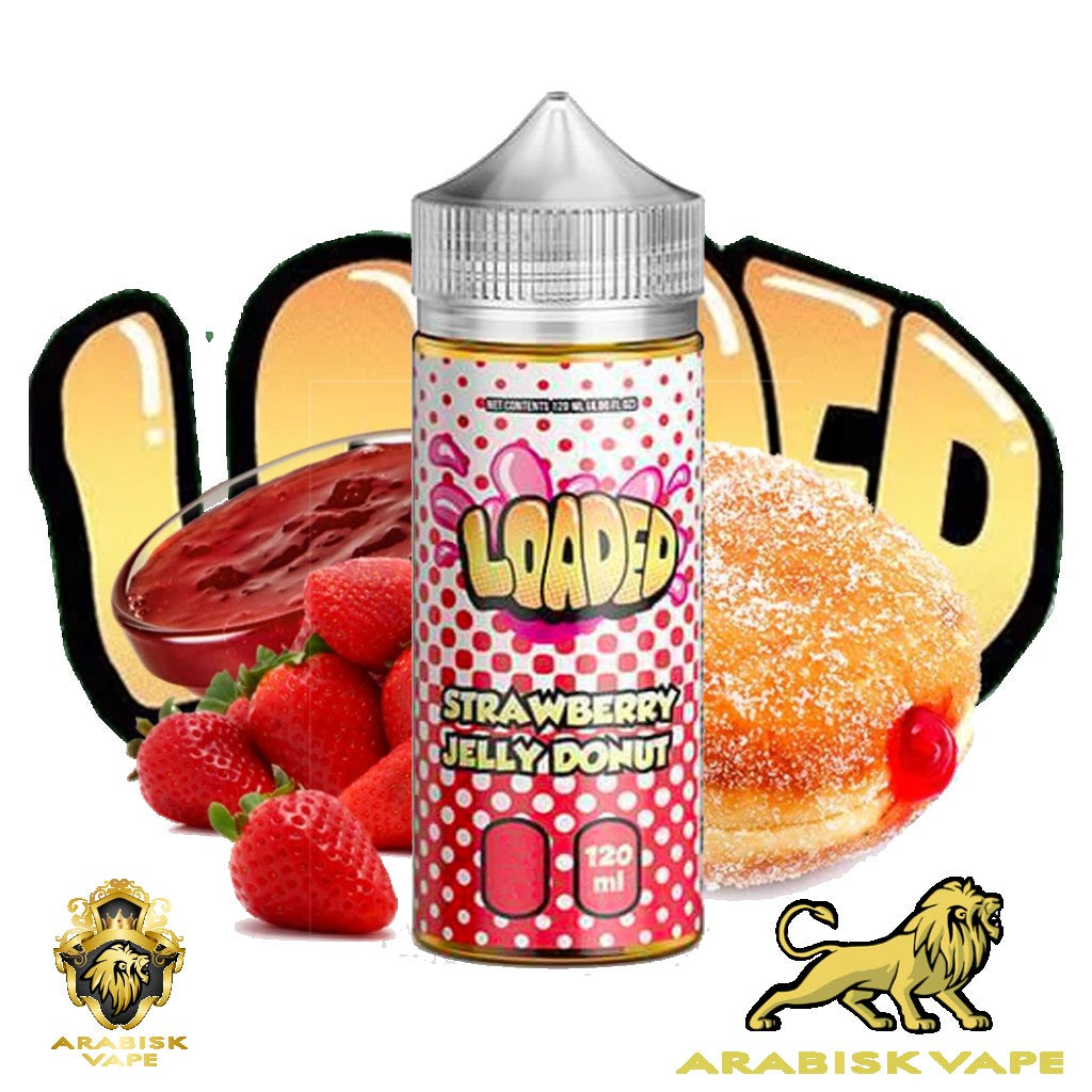 Loaded - Strawberry Jelly Donut 120ml 3mg Loaded E-Juice