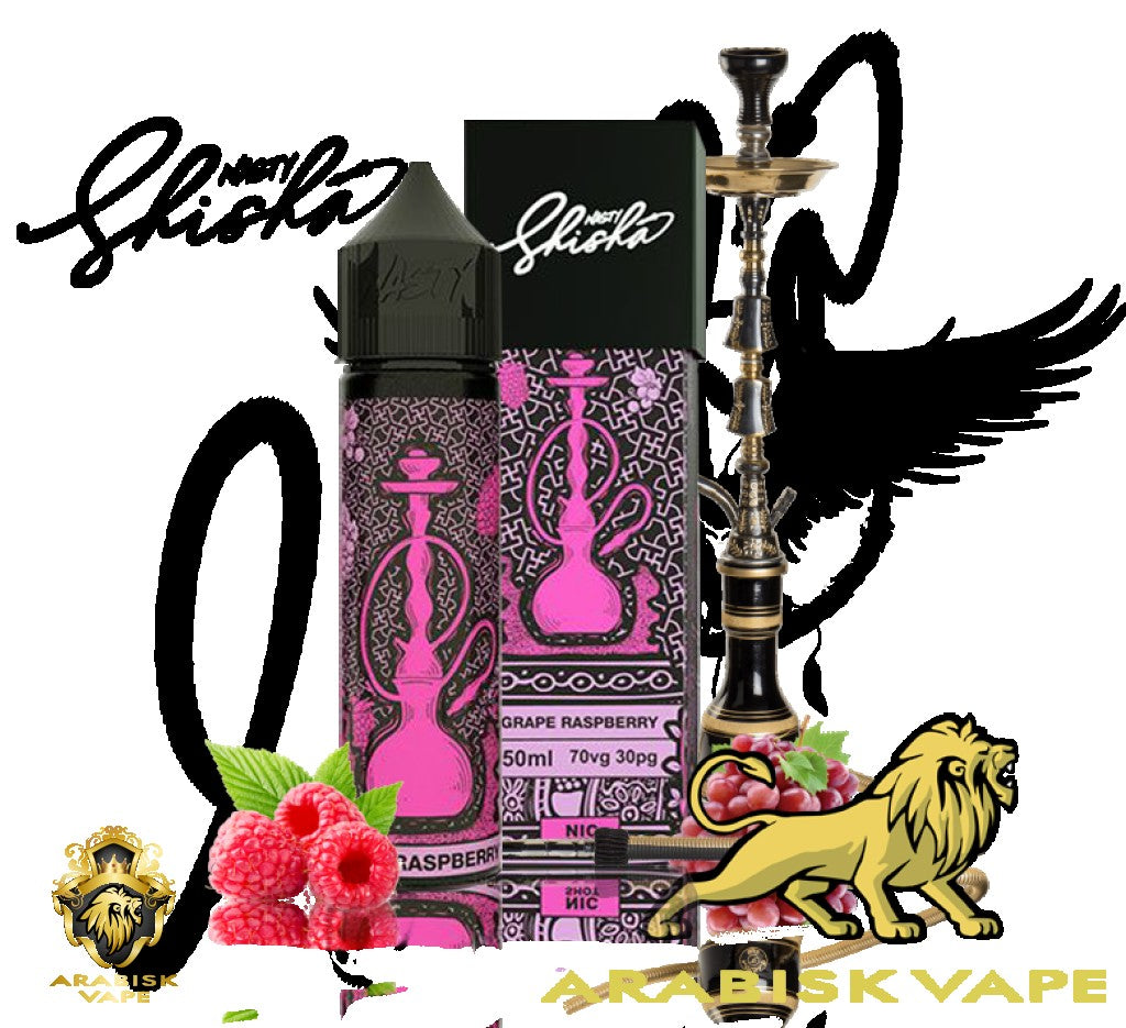 Nasty Shisha Series - Grape Raspberry 60ml 3mg Nasty Juice