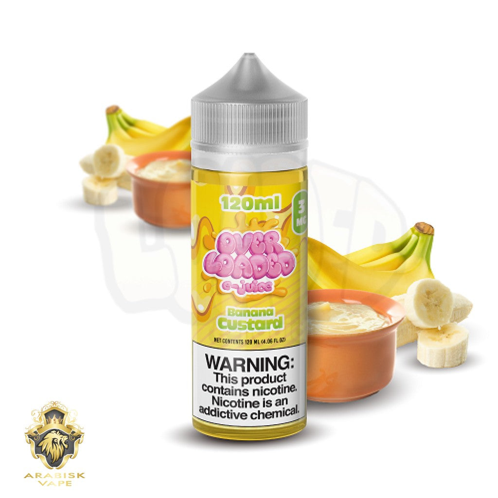 Overloaded - Banana Pudding Custard 120ml 0mg Loaded E-Juice