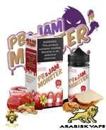 Load image into Gallery viewer, PB &amp; Jam Monster - Strawberry 3mg 100ml Monster Vape Labs
