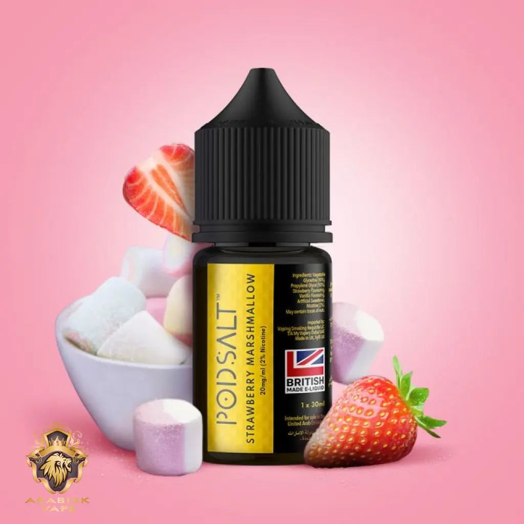 PodSalt - Strawberry Marshmallow 30ml 20mg Pod Salt