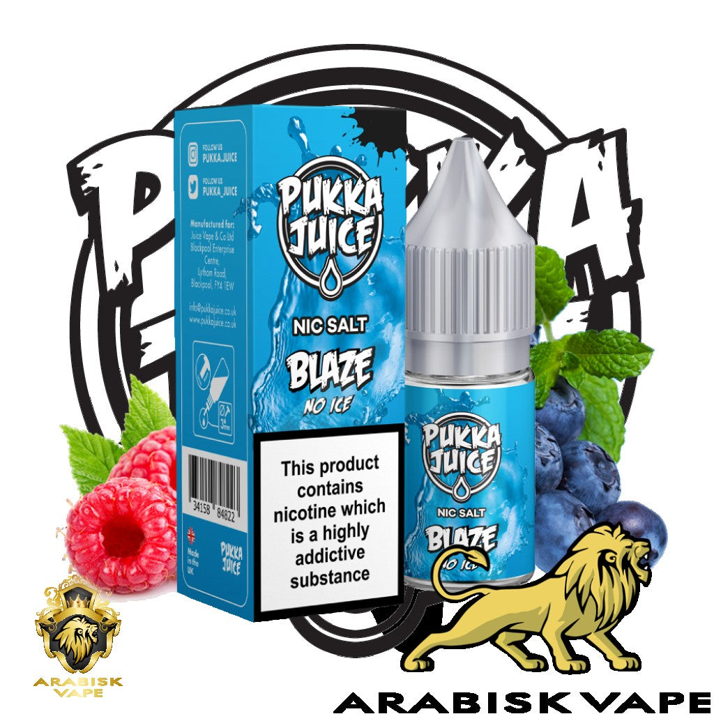 Pukka Salts - Blaze No Ice 30ml 25mg Pukka Juice