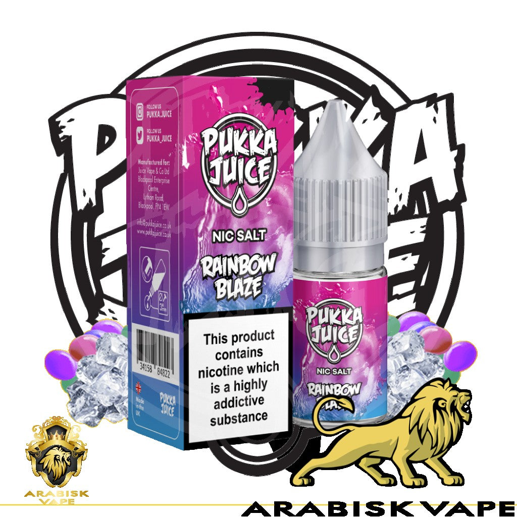 Pukka Salts - Rainbow Blaze 30ml 25mg Pukka Juice