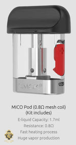 Load image into Gallery viewer, SMOK - MICO Mesh Coil 0.8 Pod SMOK
