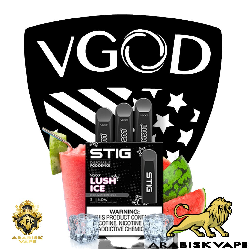 VGOD - STIG Lush Ice Disposable Device 270 Puffs 60mg VGOD