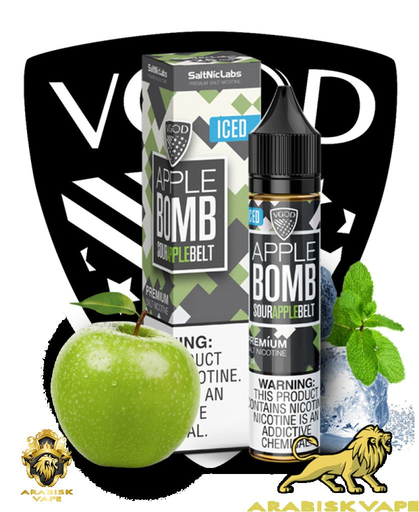 VGOD Salt Series  - Apple Bomb Ice 30ml 25mg VGOD