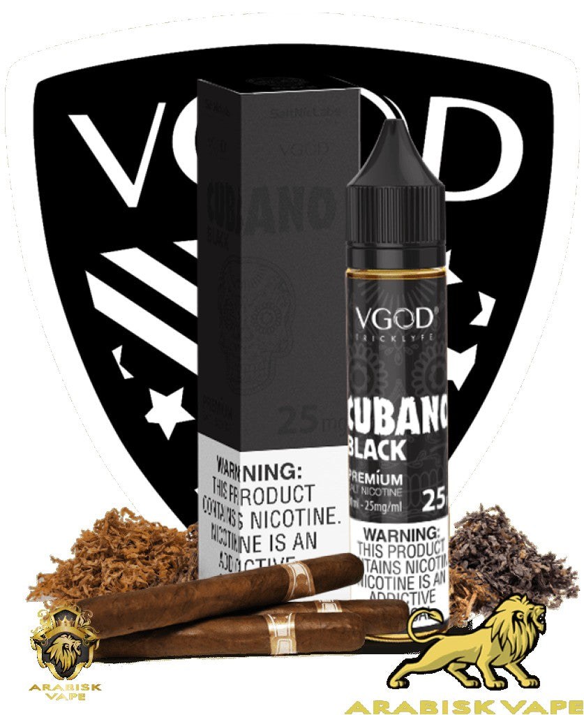 VGOD Salt Series - Cubano Black 25mg 30ml VGOD