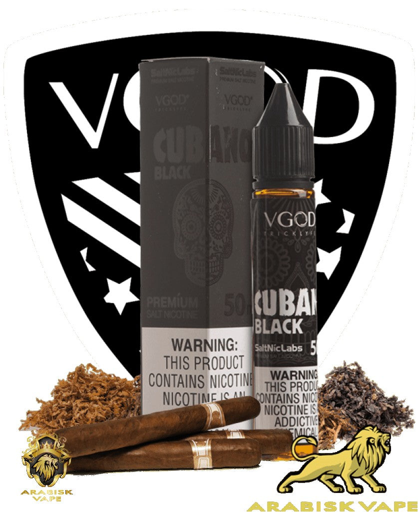 VGOD Salt Series - Cubano Black 50mg 30ml VGOD