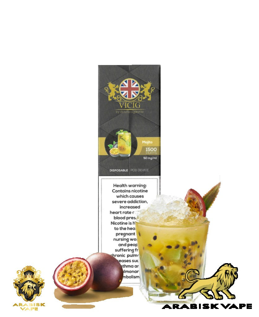 VICIG Disposable - Passion Fruit Mojito 1500 puff 50mg VICIG