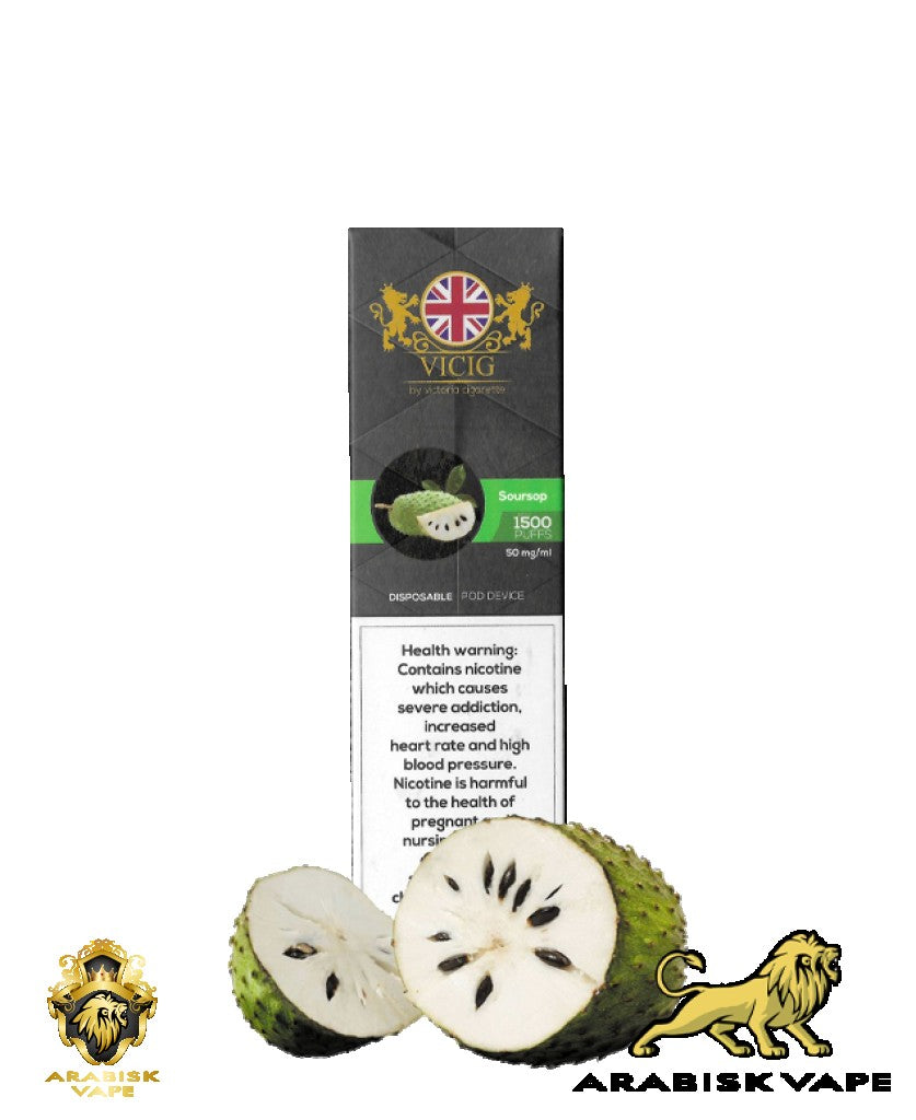 VICIG Disposable - Soursop 1500 puff 50mg VICIG